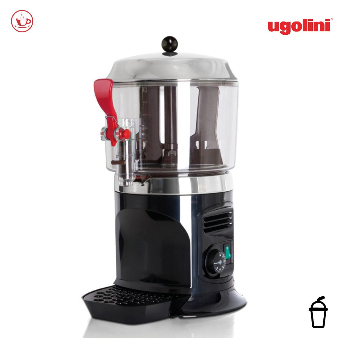 Dispenser Ugolini DELICE 3 schwarz