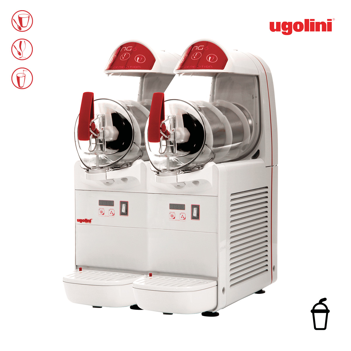 Ugolini slush machine NG 6/2 easy Freeezy Gastro