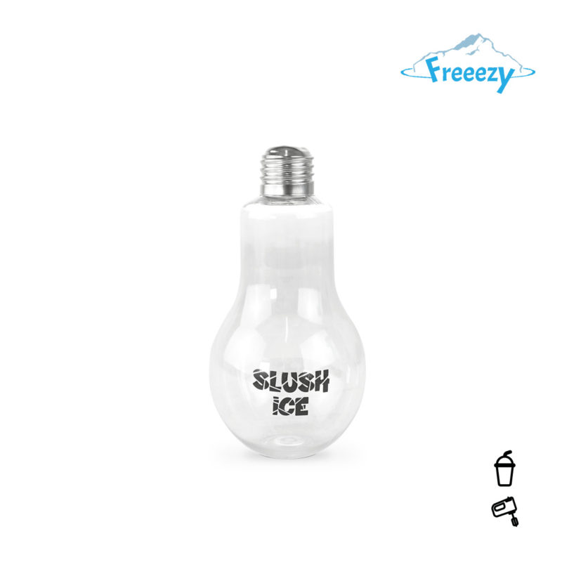 Freeezy Slush drinking cup light bulb with logo