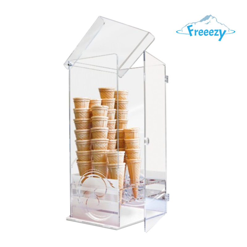 Freeezy ice cream cone silo acrylic