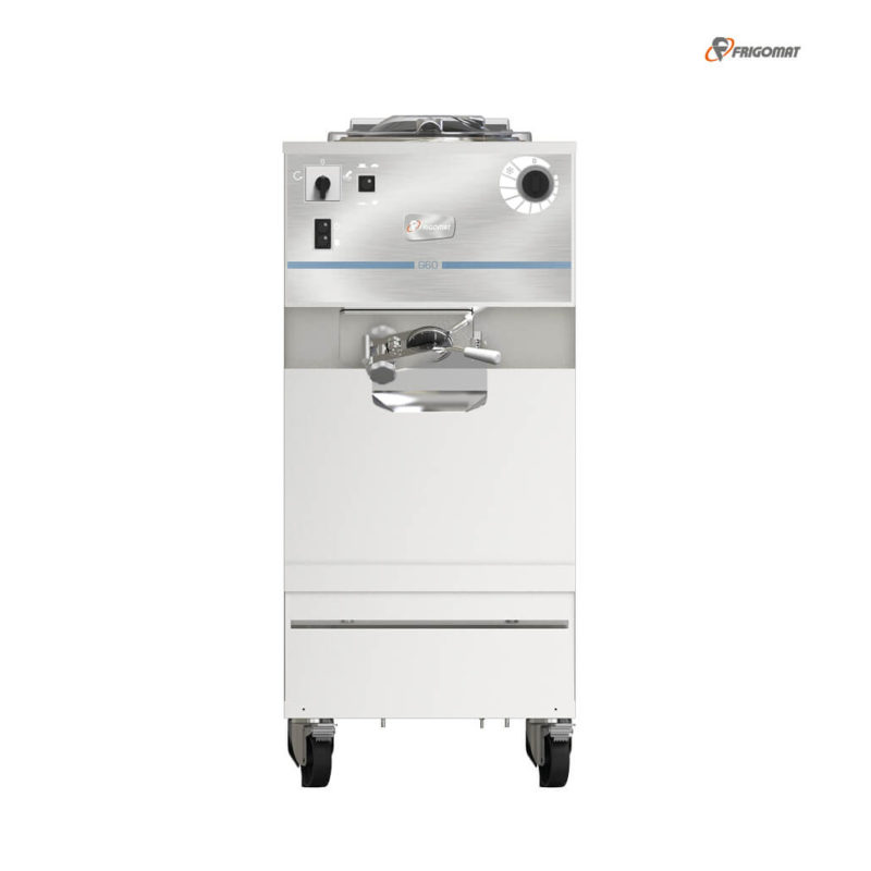 Čelní pohled na zmrzlinový stroj Frigomat G60